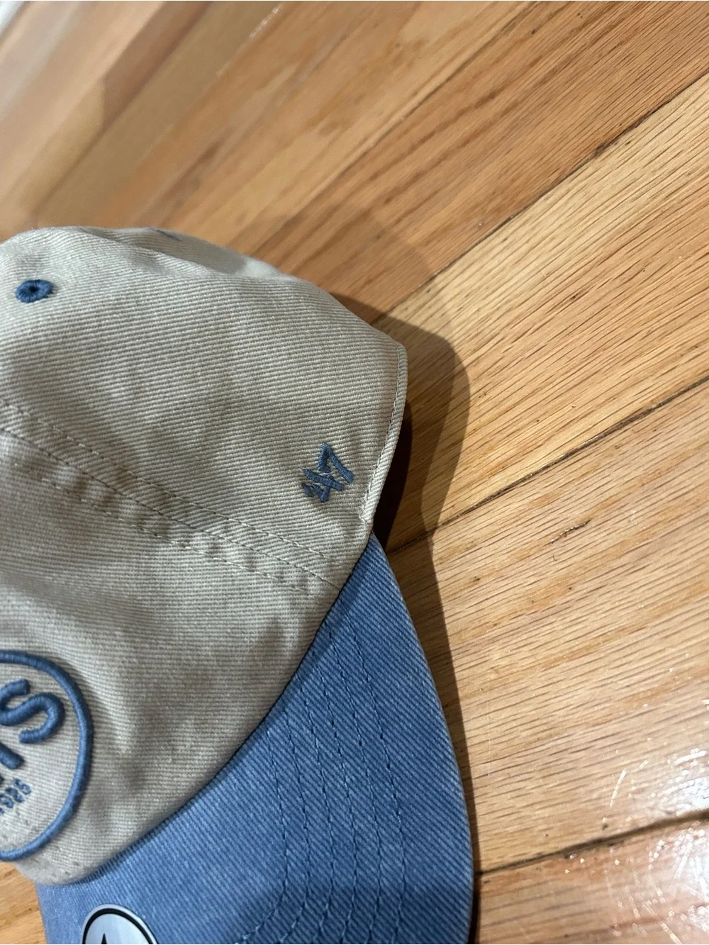47 Clean Up New York Giants Two-Tone Baseball Cap - Blue & Cream